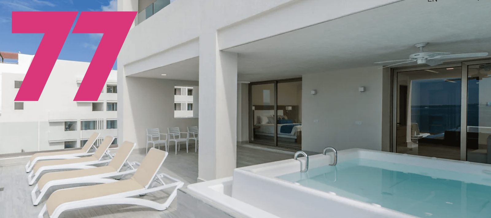 Overflow hotel pool